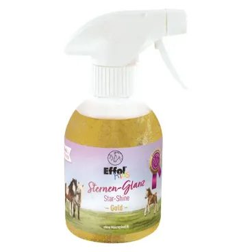 Effol Kids Star-Shine Pferdefreunde lesk na srst 300ml zlatá