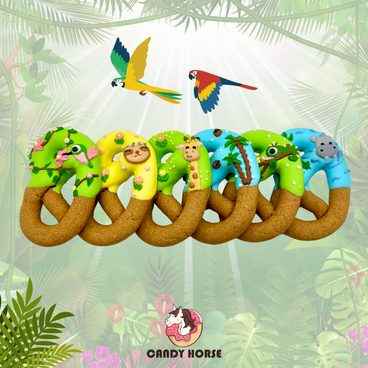 Pamlsky Candy Horse Preclíky Jungle 225g 6ks