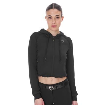 Mikina Equestro Cropped Hoodie dámská Kolekce 2025