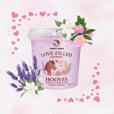 Pamlsky Candy Horse Kopýtka "Love filled cookies" 500g