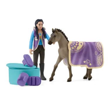 Schleich 42753 - Zkrášlovací sada pro koně Criollo Definitivo