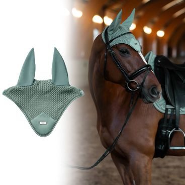 Čabraka na uši Equestrian Stockholm Modern Mint green Kolekce 2025