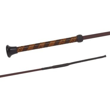 Bičík drezurní Kentucky Guidance Leather Grip s plácačkou