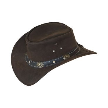 *W* Westernový klobouk Australian Adventure Wear dětský kožený XS 52-53 CM