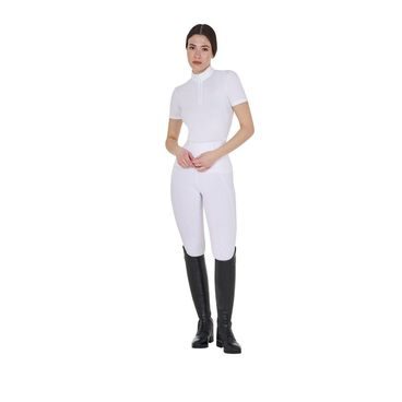 Jeggings Equestro Full Grip dámské S bílá/bílá - SLEVA - použité na focení