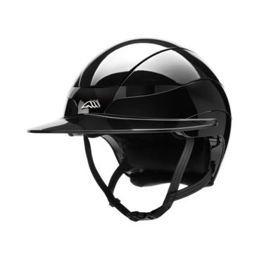 Jezdecká helma Equiline Xanto Mettalic Logo Sun Visor