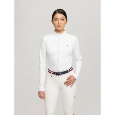 Tričko závodní Tommy Hilfiger Charlotte Buttonup dámské Kolekce