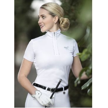 Závodní tričko HKM Monaco Style krátký rukáv dámské OUTLET