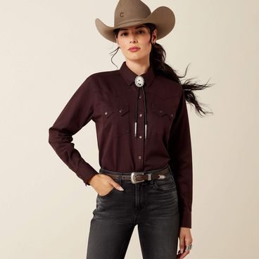 *W* Košile Ariat® WMS REAL Earthbound Western Snap Shirt dámská Kolekce 2026/27