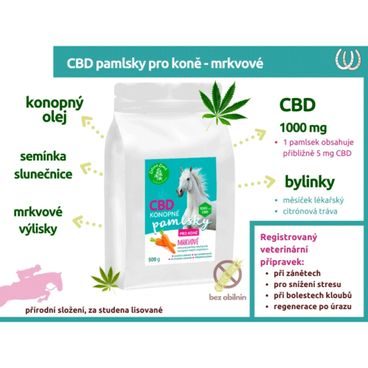 Pamlsky Leovet mrkev a lněný olej 1100g