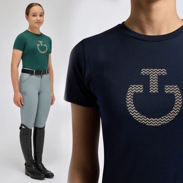 Tričko Cavalleria Toscana Logo Cotton dětské KOLEKCE 2024