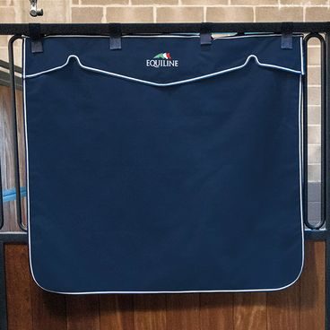 Závěr dveří závodního boxu Equiline modrý DOPRODEJ