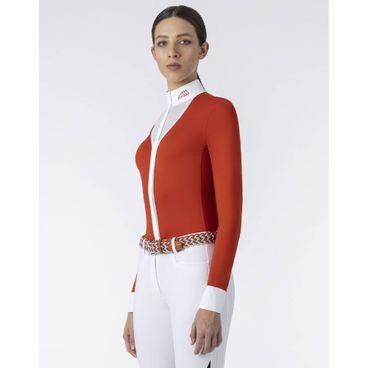 Tričko závodní Equiline Embra dlouhý rukáv dámské Kolekce 2025