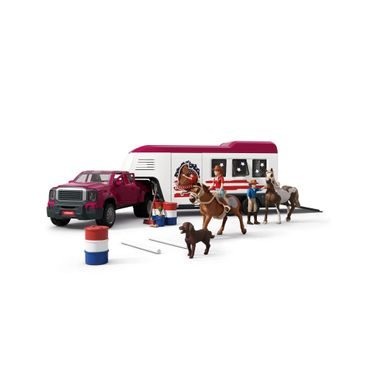 Schleich 42705 - Nákladní vůz Lakeside s přívěsem