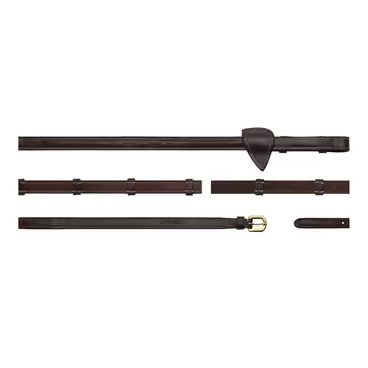 Otěže Dy'on kožené 5/8" Hunter/ 7 zarážek DY05G
