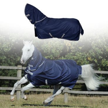 Deka lehká výběhová Bucas Freedom s krkem Light modrá