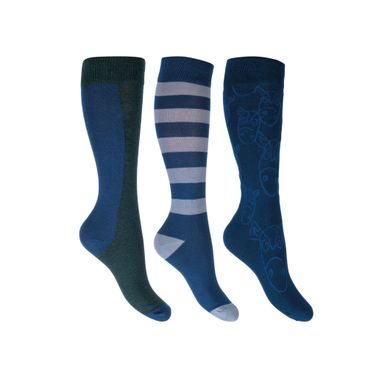 Jezdecké podkolenky HKM Houston 3 páry dětské