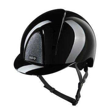 Jezdecká ochranná helma KEP Smart Nova Metal Polish Star Silver