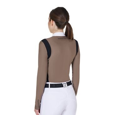 Tričko závodní Cavalleria Toscana Logo Print s dl.rukávem dětské Kolekce 2025/26