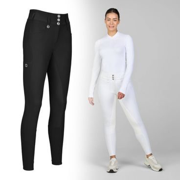 Rajtky Pikeur Candela NEW Highwaist kožený sed dámské