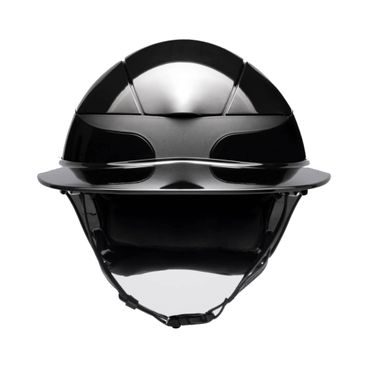 Jezdecká ochranná helma KEP Cromo 2.0 Polish Polo Metal Luminor S-M černá - SLEVA oděrky
