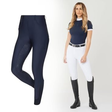 Jeggings LeMieux Demi Pull On Full Grip sed dámské