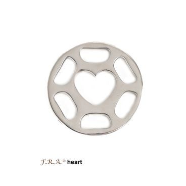 Kování Hackamore F.R.A. Heart stříbrné pár