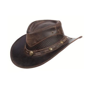 *W* Australský klobouk kožený Lyndon