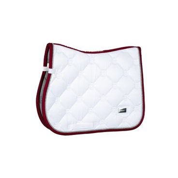 Podsedlová dečka Equestrian Stockholm White Perfection Bordeaux DOPRODEJ