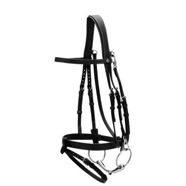 Uzdečka Dy'on Flat Leather Bridle With Snap Hooks WOJOGJ