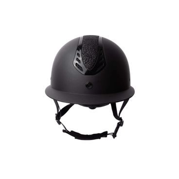 Jezdecká ochranná helma KEP Cromo 2.0 Polish Polo Metal Luminor S-M černá - SLEVA oděrky