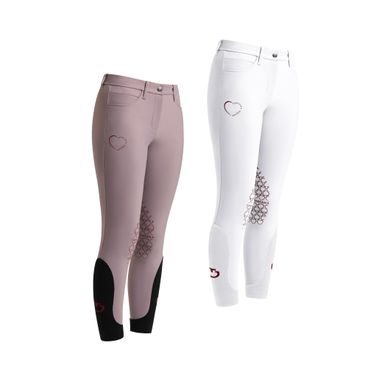 Rajtky Cavalleria Toscana Mini Heart Knee Grip dívčí Kolekce 2025/26
