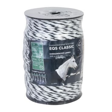 EQS Classic - ohradníkové lanko 6mm/200m