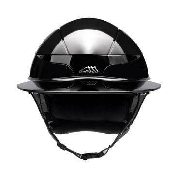 Jezdecká ochranná helma KEP Cromo 2.0 Polish Polo Metal Luminor S-M černá - SLEVA oděrky