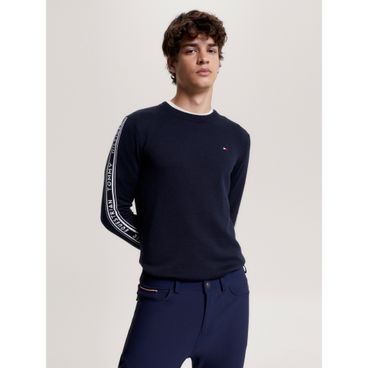Svetr Tommy Hilfiger Equestrian Seattle Jacquard pánský KOLEKCE 2024