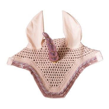 Čabraka na uši Kentucky Wellington Unicorn GlitterFull light rose - SLEVA - chybí paspulka u rohu