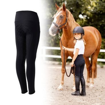 Jeggings Horze Gillian Compression Full Grip dětské DOPRODEJ