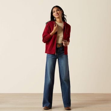 *W* Mikina Ariat® WMS Stitched Full dámská Kolekce 2025/26