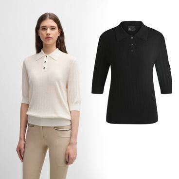 Svetr Boss Equestrian Corey Polo dámský Kolekce 2025