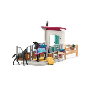 Schleich 42611 - Box pro koně s klisnou a hříbětem