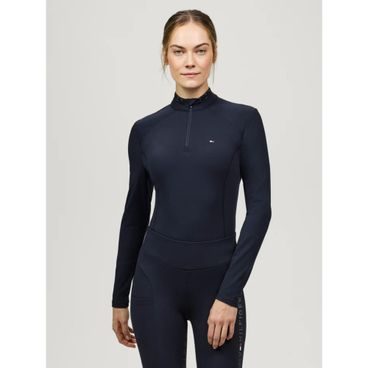 Tričko Tommy Hilfiger Beth 1/4 Zip Winter Baselayer dámské Kolekce 2025/26