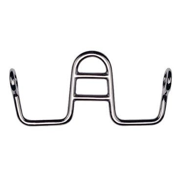 Pomocné udidlo proti přehození jazyka nad udidlo