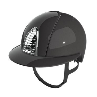 Jezdecká ochranná helma KEP Cromo 2.0 Polish Metal 2 Polo Crystal Silvernight