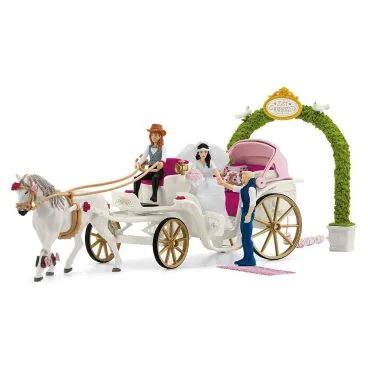 Schleich 42641 - Svatební kočár a příslušenství