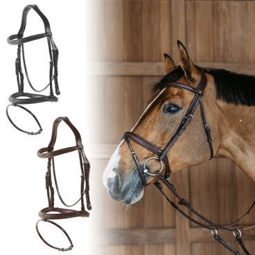 Uzdečka Dy'on Plaited flash Noseband