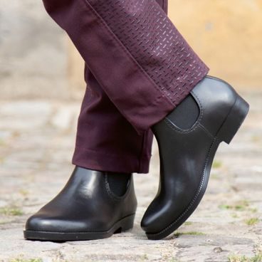 Perka gumová HKM Fashion černé - SLEVA - pravá 39 / levá 38