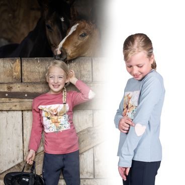 Tričko HKM Sweeet Dreams dl. rukáv dětské OUTLET
