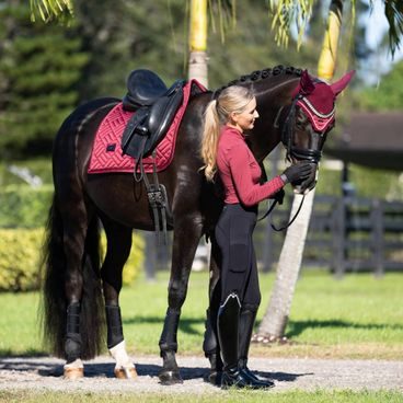 Podsedlová dečka Equestrian Stockholm Modern Midnight blue