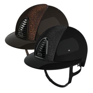 Jezdecká ochranná helma KEP Cromo 2.0 Polish Metal 2 Polo Glitter