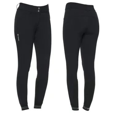 Rajtky Cavalleria Toscana RS Breeches High Waist Knee Grip D36/IT40 černá SLEVA - zatržené nitě